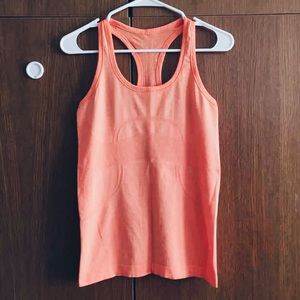 Orange Lululemon tank